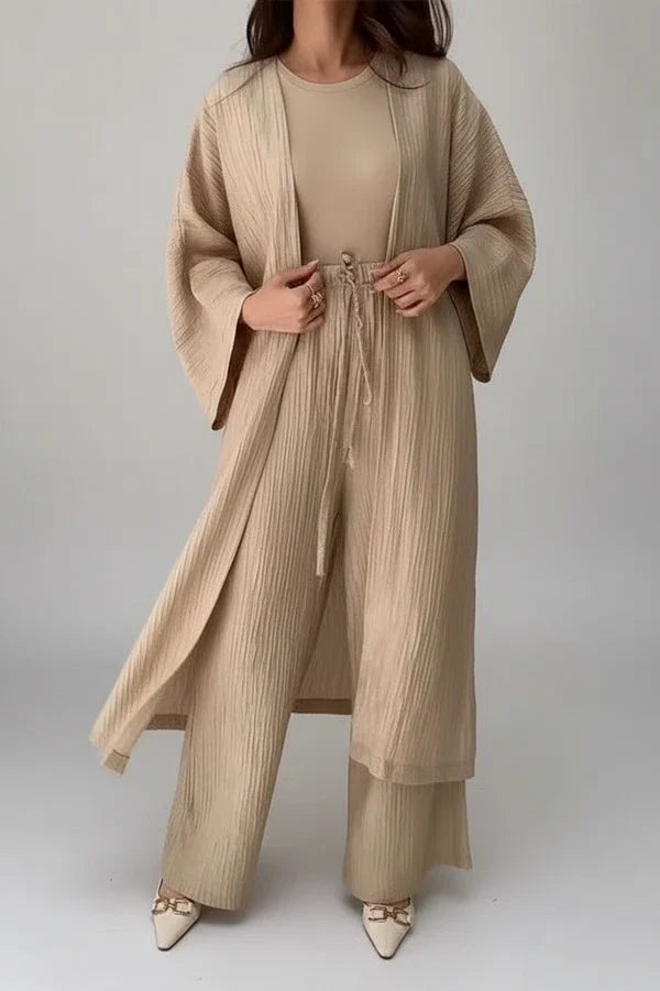 Comfortable Loose Fit 2 Piece Pants Set for Women - Olytrend