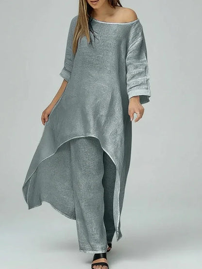 Loose Fit 2 Piece Outfit for Ladies - Olytrend