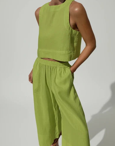 Loose Fit Two Piece Pantsuit for Ladies