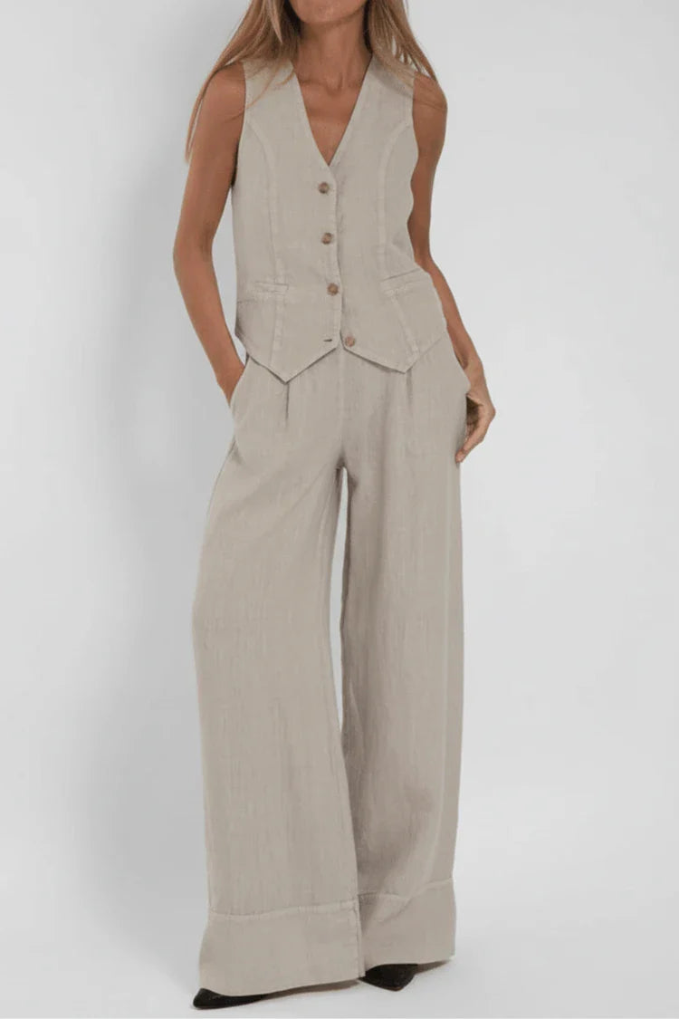 Loose Fit Two Piece Outfit for Ladies - Olytrend