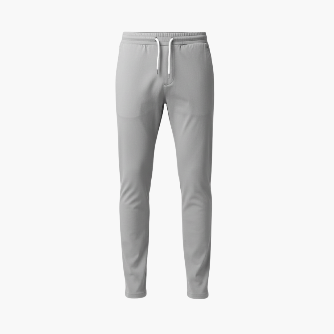 Men's Slim Fit Elastic Waist Pants - Olytrend