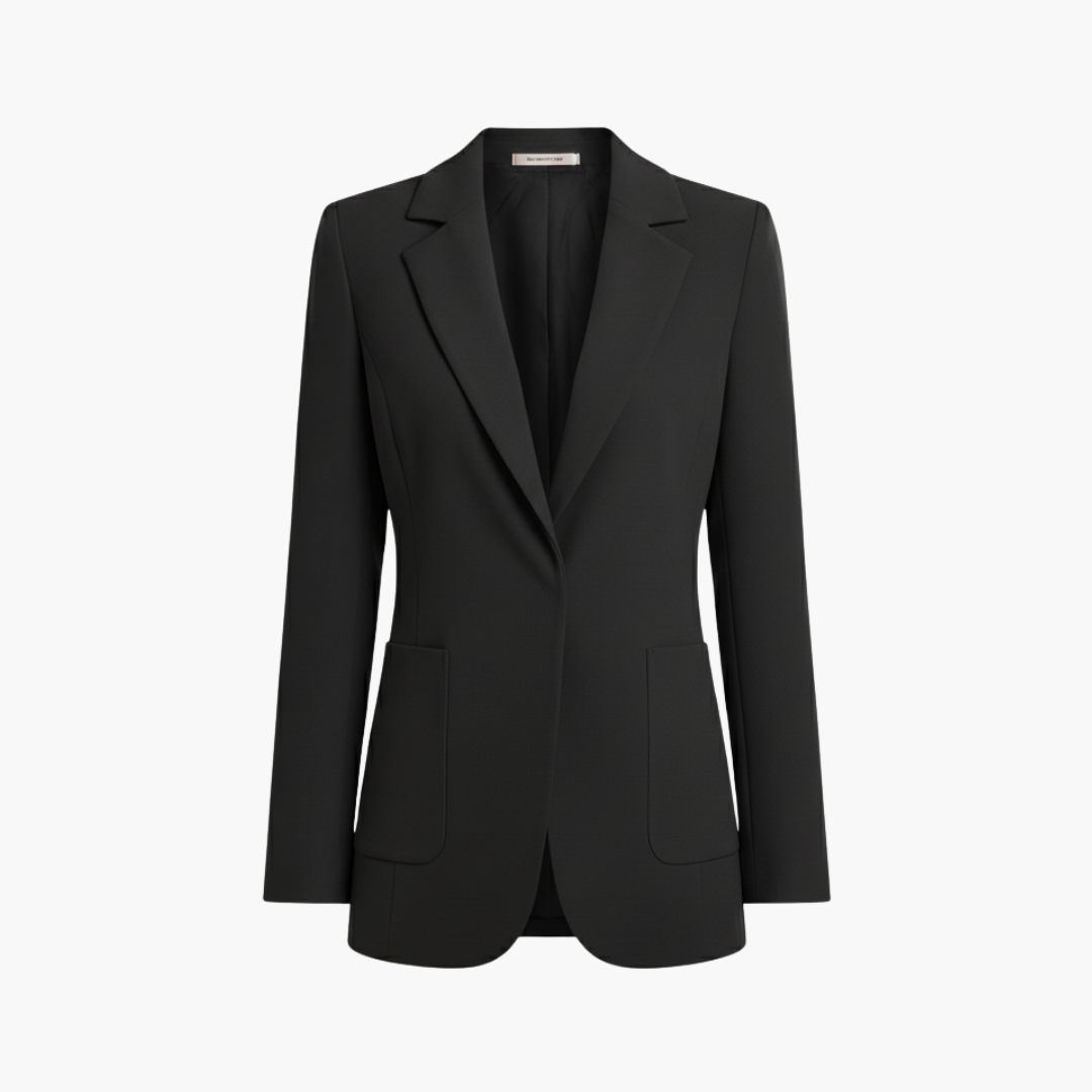 Ladies Classic Open Front Long Sleeve Jacket - Olytrend
