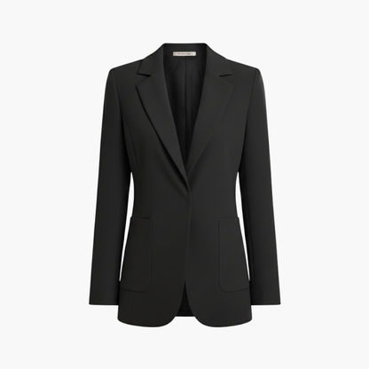 Ladies Classic Open Front Long Sleeve Jacket - Olytrend