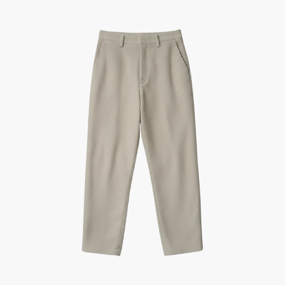 Classic High Waist Wide Leg Corduroy Trousers - Olytrend