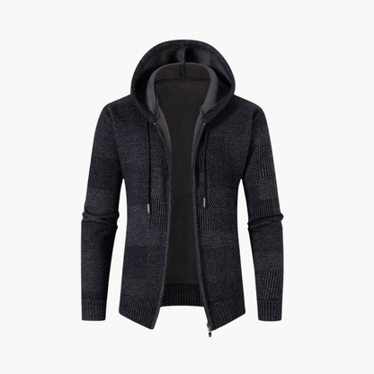 Men's Zip Up Hooded Sweater Jacket - Olytrend