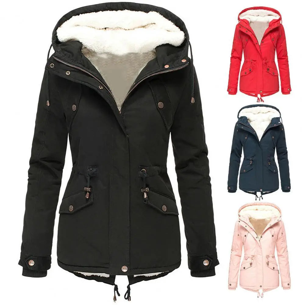 Rainproof Insulated Parka Coat - Olytrend
