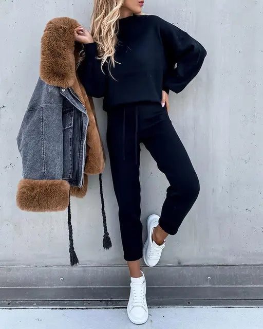 Comfy Women's Athletic Jogger Set - Nocini
