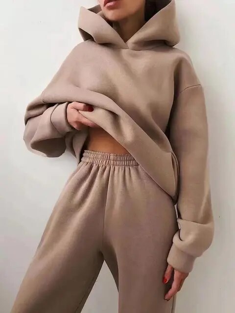 Comfy Women's Fleece Tracksuit Set