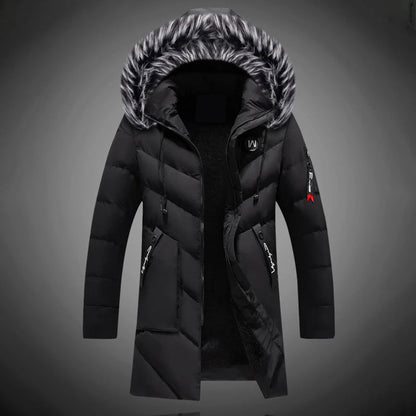 Men's Waterproof Insulated Hooded Winter Parka Coat