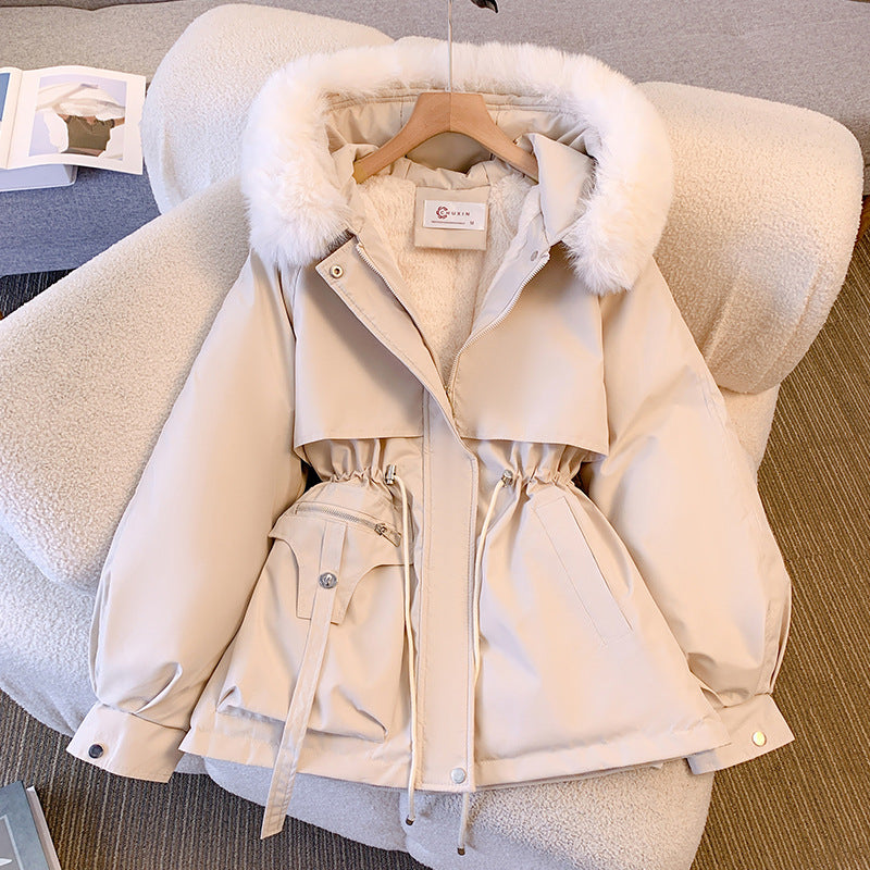 Premium Faux Fur Lined Winter Parka Coat