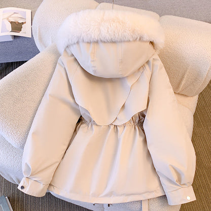 Premium Faux Fur Lined Winter Parka Coat