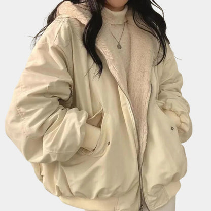 Warm Waterproof Parka Coat for Women with Hood