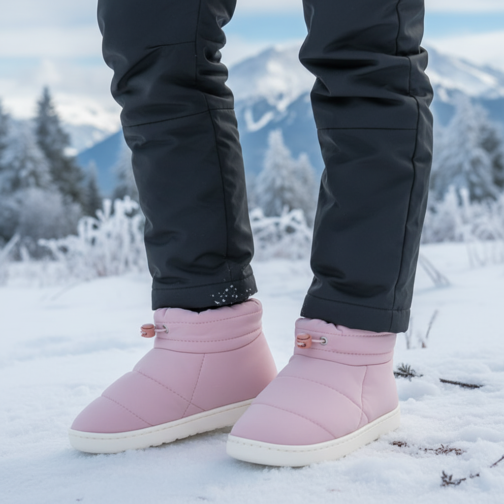 Warm Waterproof Ankle Boots for Women - Pexav