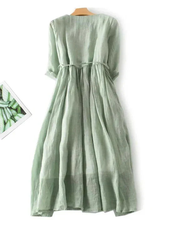Lightweight Summer Linen Dress