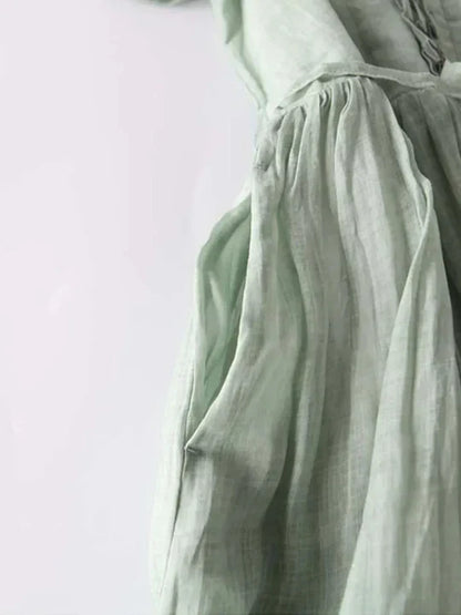 Lightweight Summer Linen Dress