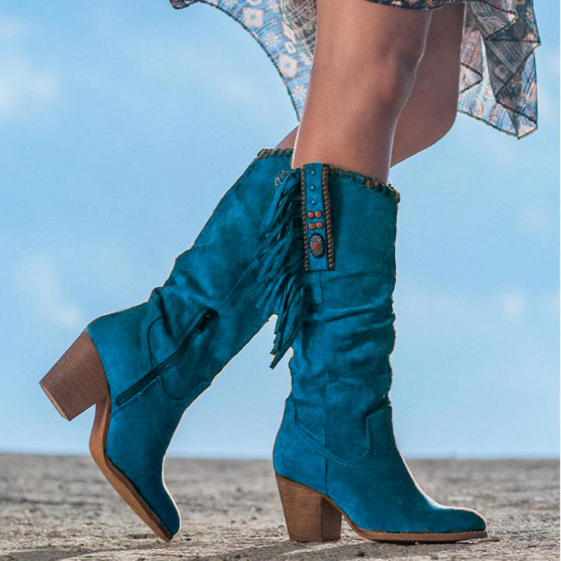 Rugged Country Tall Riding Boots