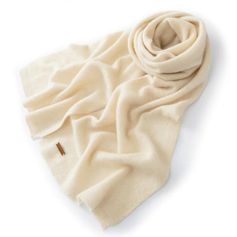 Soft Rectangular Winter Scarf | Classic Long Wool Scarf