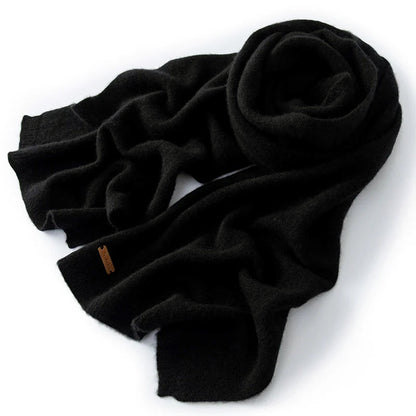 Soft Rectangular Winter Scarf | Classic Long Wool Scarf