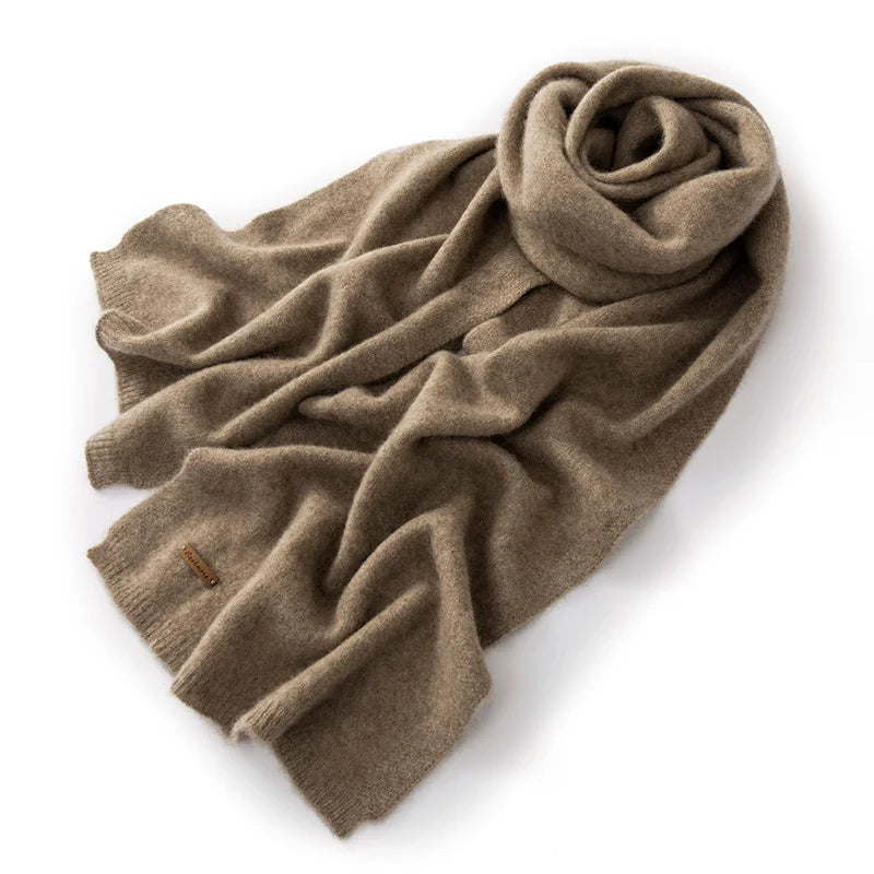 Soft Rectangular Winter Scarf | Classic Long Wool Scarf