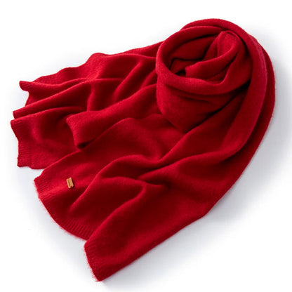 Soft Rectangular Winter Scarf | Classic Long Wool Scarf
