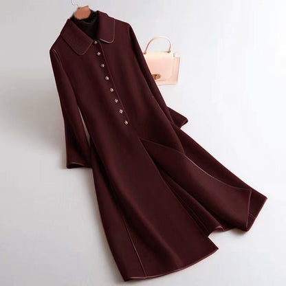 Classic Women's Wool Long Winter Coat