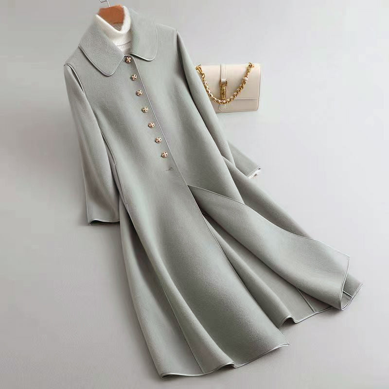 Classic Women's Wool Long Winter Coat