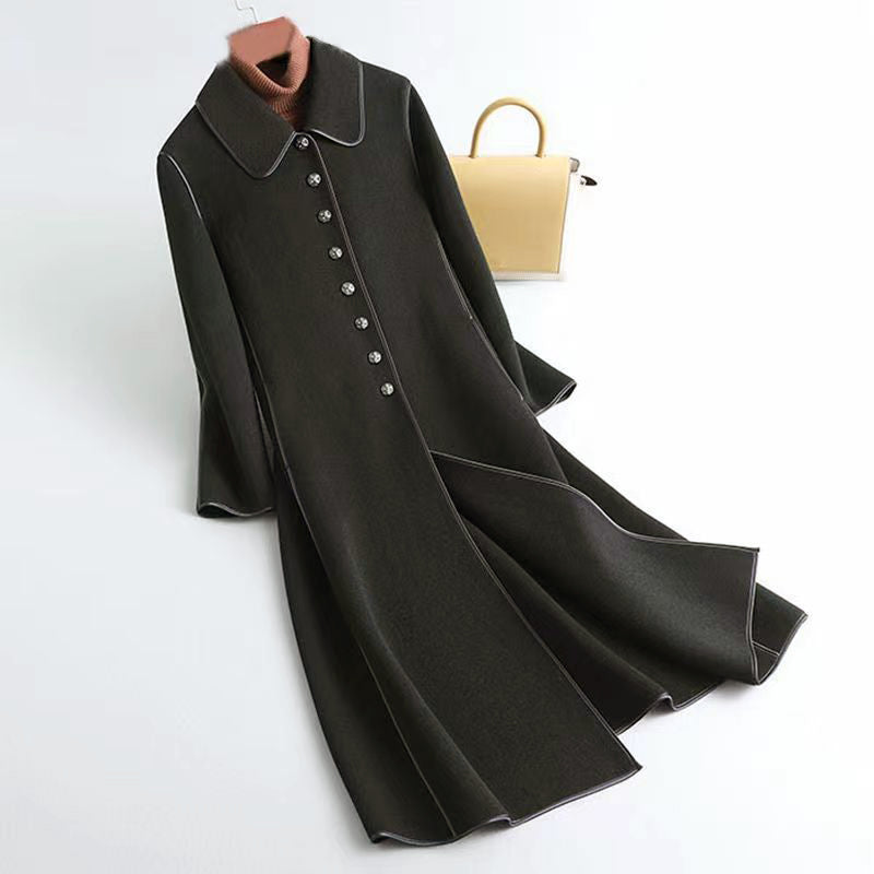 Classic Women's Wool Long Winter Coat