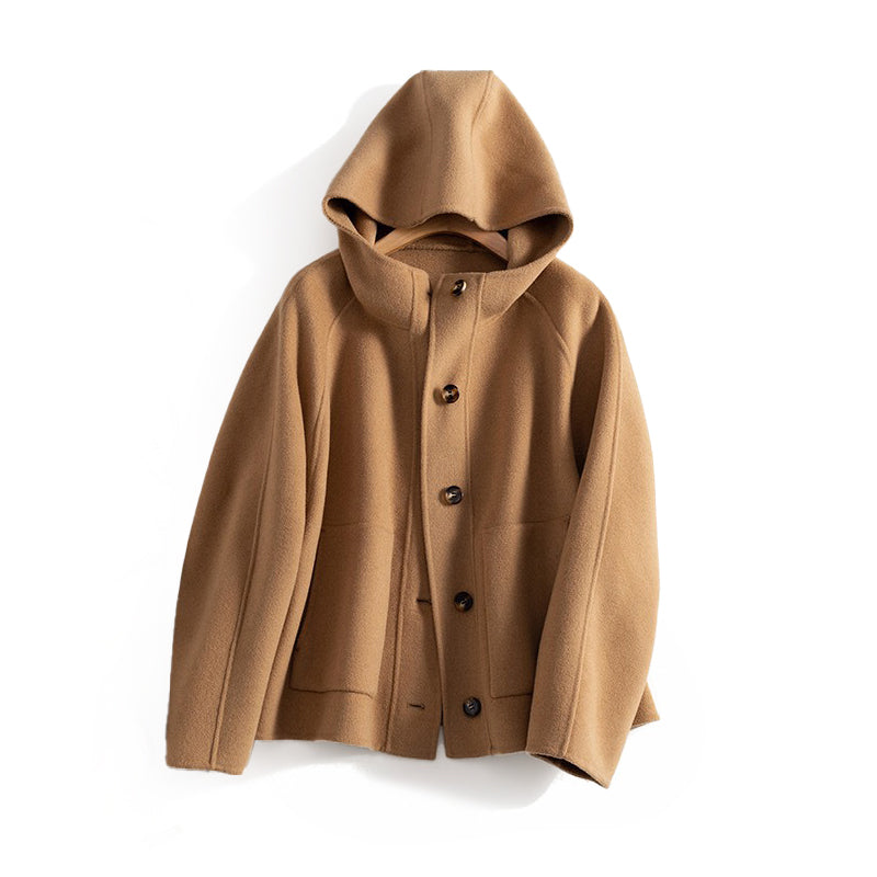 Waterproof Parka Jacket with Front Button Pockets - Nocini
