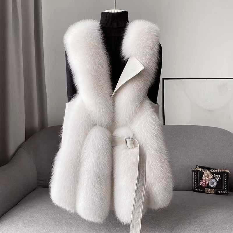 Luxury Faux Fur Sleeveless Waistcoat - Nocini