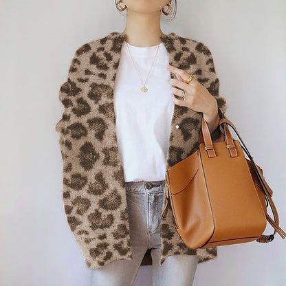 Cozy Open Front Oversized Cardigan Sweater
