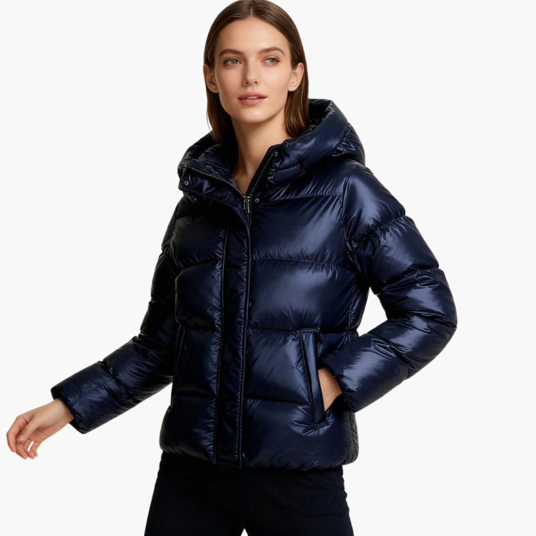 Warm Padded Hooded Zip Up Jacket
