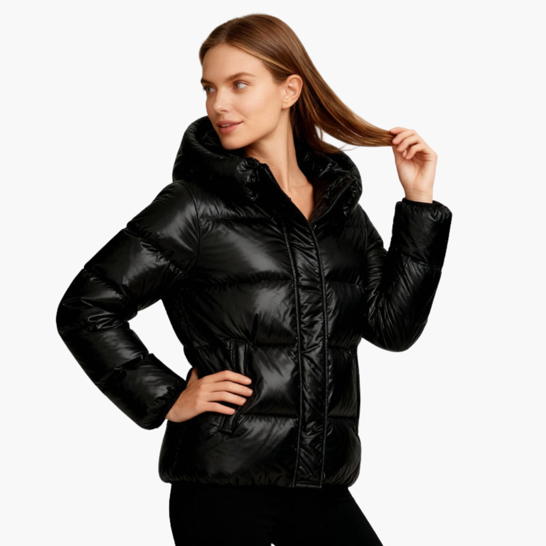 Warm Padded Hooded Zip Up Jacket
