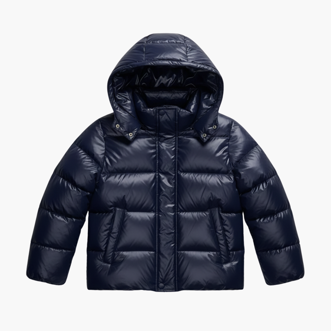 Warm Padded Hooded Zip Up Jacket - Olytrend