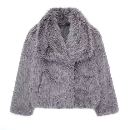 Soft Faux Fur Lined Warm Winter Coat
