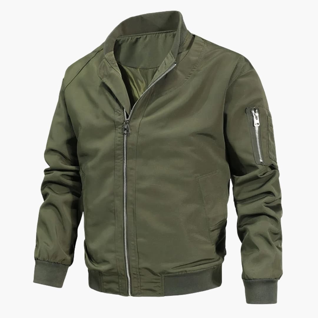 Women's Puffer Jacket - High Collar Coat