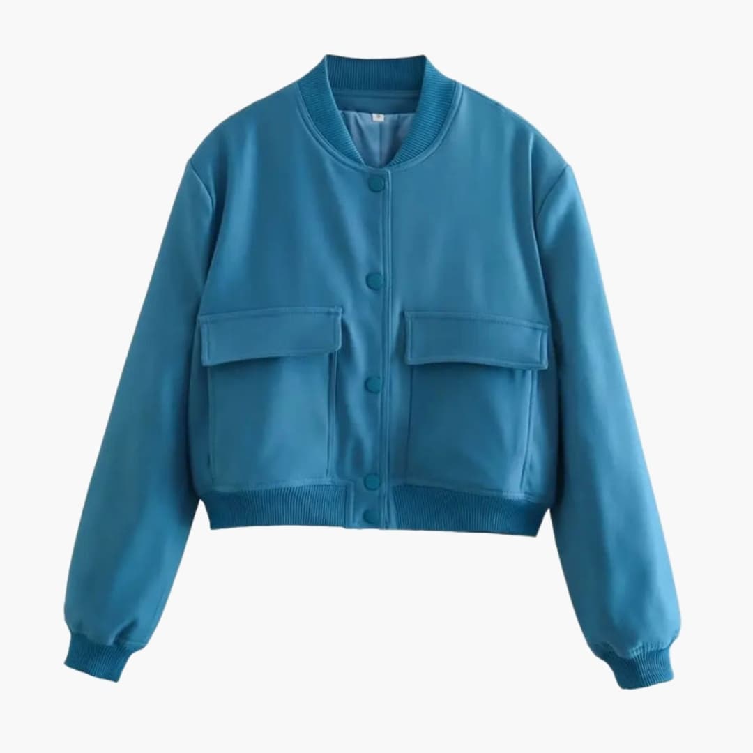 Ladies' Classic Flight Jacket with Pockets