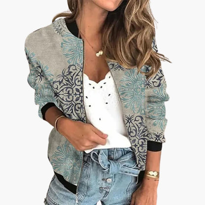 Ladies Graphic Flight Jacket