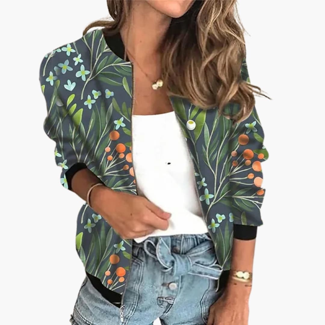 Ladies Graphic Flight Jacket