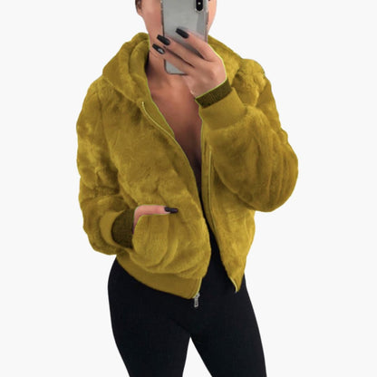 Ladies' Zip Up Quilted Jacket