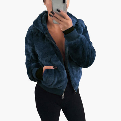Ladies' Zip Up Quilted Jacket