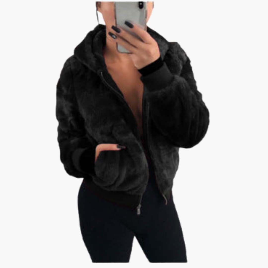 Ladies' Zip Up Quilted Jacket