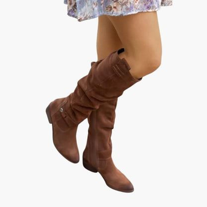 Ladies Ankle Boots with Zip and Block Heel