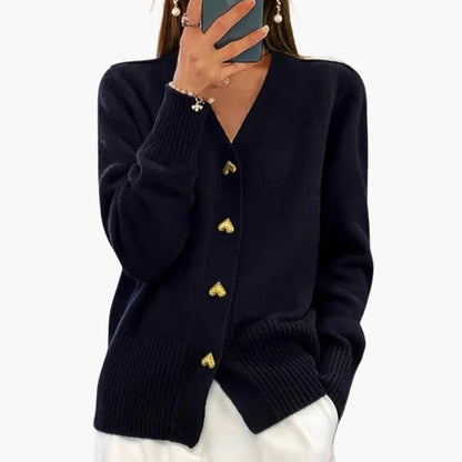 Women's Cozy Long Sleeve Cardigan Sweater - Olytrend