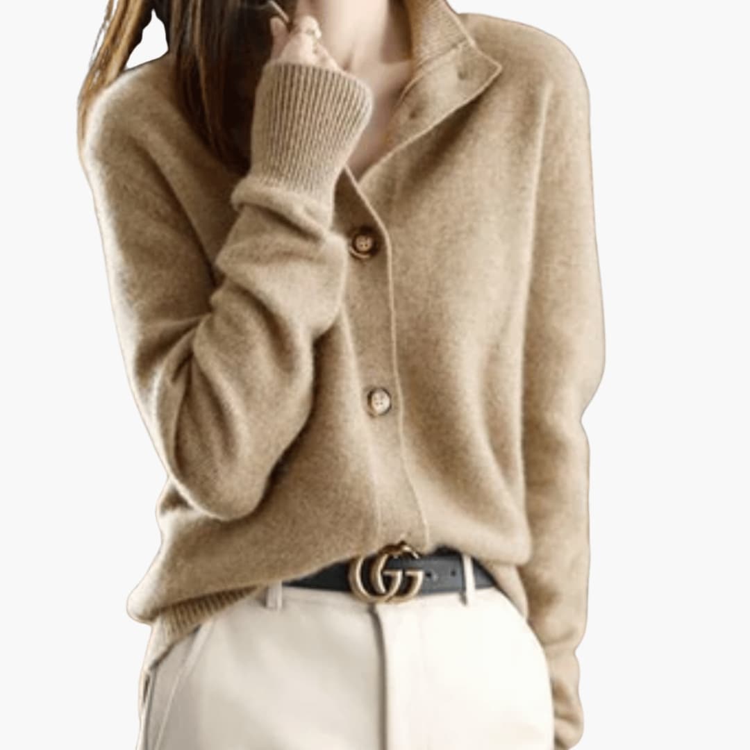 Ladies Cozy Open Front Sweater
