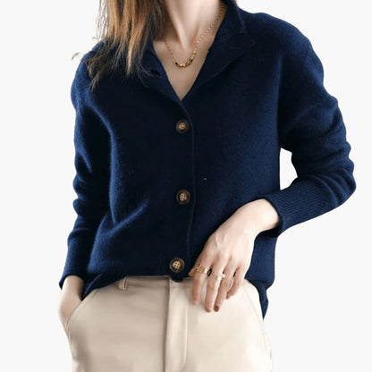 Ladies Cozy Open Front Sweater