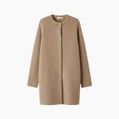 Ladies' Open Front Snap Button Sweater - Olytrend