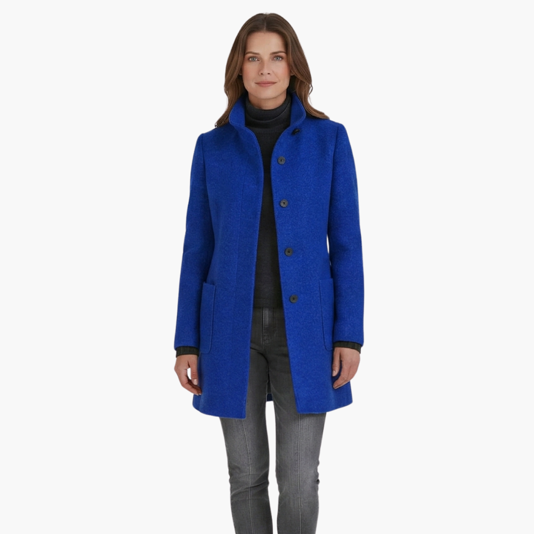 Ladies Warm Parka with Hood and Pockets
