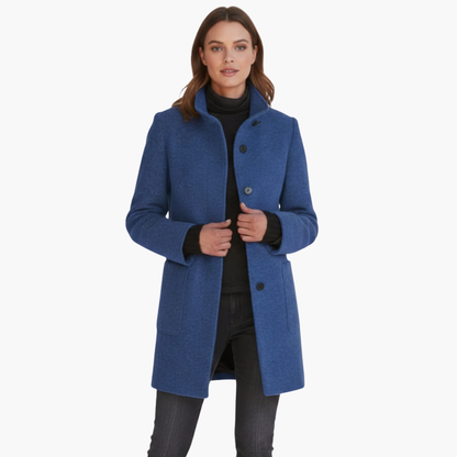 Ladies Warm Parka with Hood and Pockets