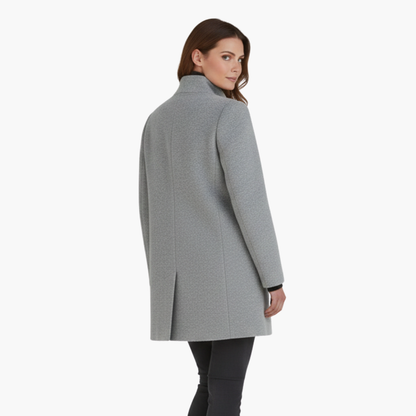 Ladies Warm Parka with Hood and Pockets