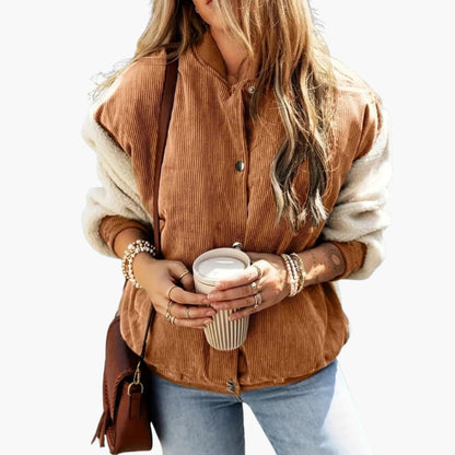 Soft Fleece Lined Women's Bomber Jacket